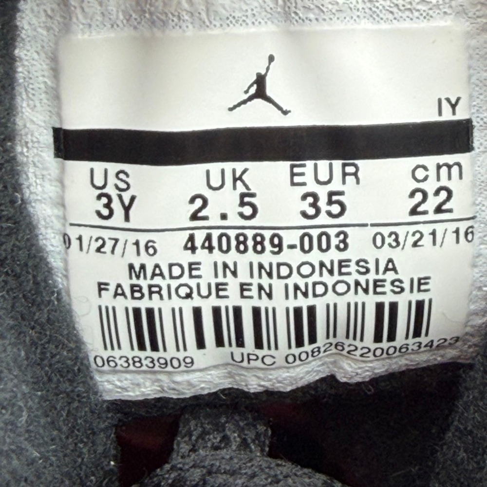 Jordan 5 Retro Black Metallic 440889-003 3Y - Picture 11 of 11